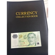 singapore 5 unc notes real bank notes