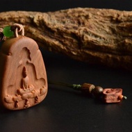 【禪香】天然老山檀無相佛坐佛佛牌吊墜項鏈