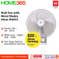 KDK Wall Fan with Metal Blades 40cm M40CS