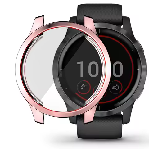 Protective Case For Garmin Venu 2 / 2S Smart Watch TPU Plating Protection Frame For Garmin Vivoactiv