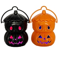 Halloween Glowing Pumpkin Lantern Ghost Festival Decoration Ghost Portable Light Pumpkin Doll Light 