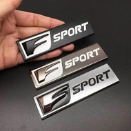 3D Metal FSPORT Logo Fender Emblem Rear Trunk Badge Sticker for Lexus RX300 IS250 IS200 GX470 GS300 
