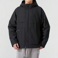 Áo khoác Adidas nam thể thao thường ngày bằng nhung ấm áp thoải mái chống gió có mũ trùm đầu JI8680