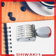 [Shiwaki1] 6 Digit Numbering Stamp, Number Stamp, Digit Stamp, Vintage Numbering Stamp, 5mm