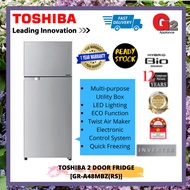 Toshiba (Send by Lorry+Authorized Dealer) inverter Refrigerator 407L GR-A48MBZ (RS) - Toshiba Warran