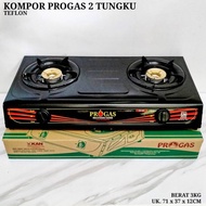 Kompor Gas 2 Tungku Progas SNI Garansi Resmi PG-269
