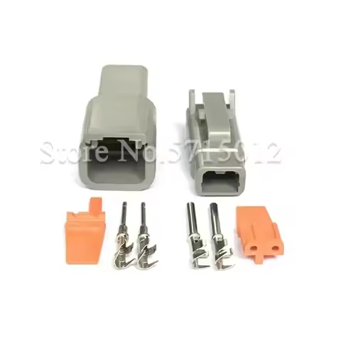 2 Hole DTM DTM06-2S / ATM06-2S DTM04-2P / ATM04-2P Waterproof Electrical Connector Inlet Air Tempera