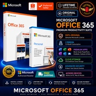 Microsoft Office 365 Lifetime Personal Family Windows/Mac/iPad 5 Devices 2024