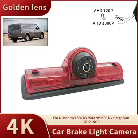 AHD 1080P Car Brake Light Rear View Reverse Camera For Nissan NV1500 NV2500 NV3500 NV Cargo Van 2012
