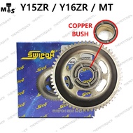 👍SWIPOH RACING Y15ZR V1/V2 STARTER ONE WAY GEAR (COPPER BUSH) Y16ZR LC5S MT15 R15 RACING STARTER ONE WAY BEARING TEMBAGA