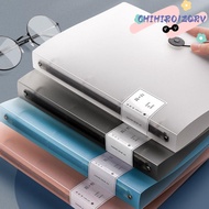 CHIHIRO1ZQRV Storage Booklet, Dustproof Loose Leaf Family ID Storage Bag, High Quality PP A4/A5/B5 B
