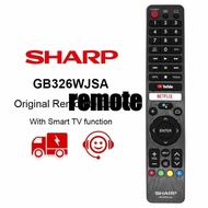 Sharp remote control GB326WJSA suitable for Sharp Netflix AQUOS intelligent voice LCD TV 4T-C50BJ3T 