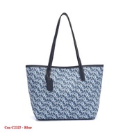 Lavender94 Ready Stock City Tote With Monogram Print (C2327)