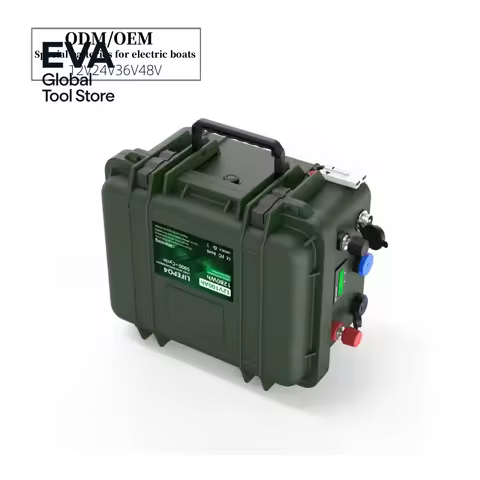 12v 24v 48v 80ah 100ah 120ah 150ah 200ah 300ah Portable Waterproof Lithium Battery LifePO4 Suitcase