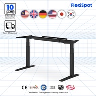 FLEXISPOT Malaysia Electric Height Adjustable Sit Stand Table Office Standing Desk Frame Only E7 PRO
