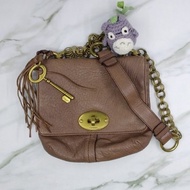 Tas Fossil Quinn Flap vintage 1954 seri vintage revival lengkap warna coffee