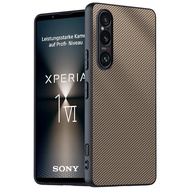 เคสโทรศัพท์ Sony Xperia1 VII Carbon Fiber Texture หนังบางพิสดาร ป้องกันการตกหล่น ปกป้องเต็มจอ เคสโทร