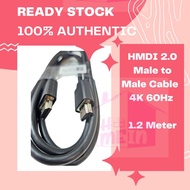 [P08] Dell LCD Original HMDI 2.0 Male to Male cable 1.2 meter