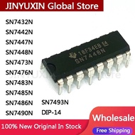 1-5Pcs SN7432N SN7442N SN7447N SN7448N SN7473N SN7476N SN7483N SN7485N SN7486N SN7490N SN7493N DIP-1