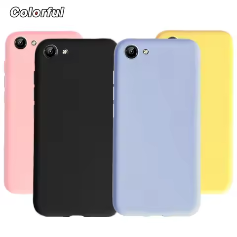 For Vivo Y71 4G Case Cute Candy Color Silicone Soft Fundas Phone Case For Vivo Y71i Y 71 i VivoY71 B
