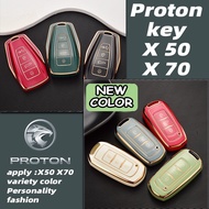 [NEW]  Proton X50/X90 S70 X70 Chrome Reflection TPU Car Key Cover Key Fob Case Remote Case Casing x5