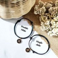 LETTER BRACELET 1 LETTER EPOXY INITIAL BRACELET ENAMEL ALLOY PENDANT BRACELET/ CUSTOM LETTER BRACELE