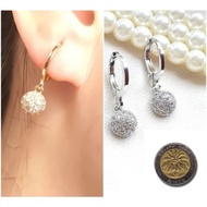 24k,1.5gram Gold Plated Luxury Metal Coin Earrings