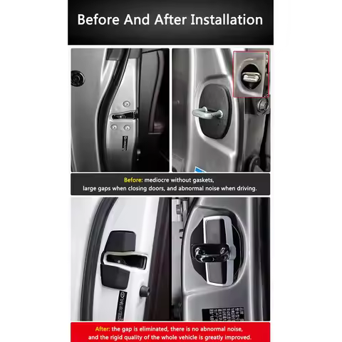 T-Top-Rated-Car TRD Door Lock Buckle Upgraded Stabilizer Cover Latches Stopper For-Lexus-Toyota Seri