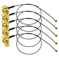 TUOLNK SMA to IPX Cable SMA Female Right Angle to U.FL IPEX UFL MHF4 RF Pigtail WiFi Antenna Extensi