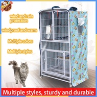 Cat Cage Cover Cat Cage Sets All-Season Warm Outdoor Rainproof Summer Windproof Mosquito Net Warm Wi