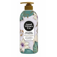 Good Virtues Co.GVC Anti-Aging Shower Cream 700ml -Hydrating (Vit E), Moisturising (Ceramide), Brigh