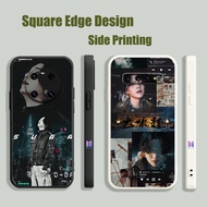 Casing For Samsung A52 A51 A21S A71 M10 M12 A52S A30S A50S BTS Suga BTS Suga Min Yoongi dark IAD14 Phone Case Square Edge