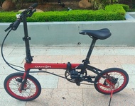 Dahon 新版k3 plus摺疊單車16吋輪圈碟刹(红色)