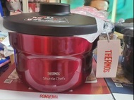 日元低價 配合日元超低位 $569 家居用品 Thermos 膳魔師 真空煲 燜燒鍋 燜煮烹調器 3-5人 2.8l 現貨到個  酒紅色 灰黑色 日本直送  100% new 全新品 現貨  型格金屬