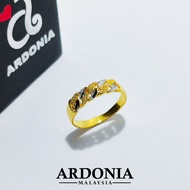 ARDONIA Cincin Benson Emas 375 (9K Gold / 375 Gold)