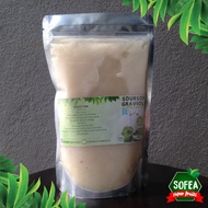 Frozen Soursop Graviola Puree Puri Durian Belanda Isi Buah Segar sejuk beku.