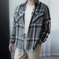 DANDY COSMO | เสื้อเชิร์ต Flannel เสื้อคลุม เนื้อผ้า Wool Mix DANDY COSMO Limited Edition