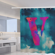 Opaque Bath Curtain Bathroom Shower Curtains Vlone Accessories Waterproof Fabric Set the Anti-mold W