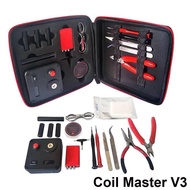 in stock Coil Master V3 Tool Kit RDA Tank Coil Rolling Bag DIY Cotton Tool 521 Mini Ohm Meter Device
