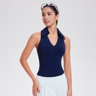 Cosleaf Womens Tops เสื้อกั๊กคอวี มีฟองน้ำในตัว สำหรับผู้หญิง ทรงสวยน่ารัก ผ้านุ่มใส่สบาย แห้งไว