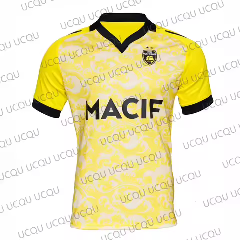 2025 New Arriavl France Rugly Jersey 24-25 Game Jersey Oversized Stade Rochelais Football Short Slee