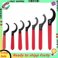 7PCS Coilover Wrench Spanner, Non-Slip Spanner Wrench Set Professional Universal Rubber Handle Wrenc