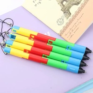 A22⭐Transparent Ballpoint Pen | 6-Color Multi-Function Press Oil Pen | Korean Creative Stationery