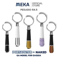 NEW PESADO [GAGGIA] Portafilter Bottomless (Naked) For Gaggia Espresso Machines 58 mm