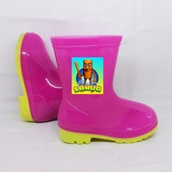 CHILDREN'S BOOTS, FLEXIBLE, ANTI-SLIP RUBBER, 1-7 YEARS AND WATERPROOF, WITH TUNG TUNG SAHUR