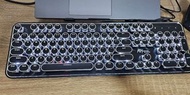 RK960蒸氣龐克藍牙機械鍵盤無線雙模三模熱 插拔ipad女生圓點鍵盤