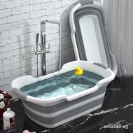 Portable Folding Baby Shower Silicone Pet Bath Tubs Baby Non-Slip Bathtub Safety Security Dog/Cat Ba