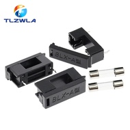 10PCS BLX-A 5*20MM BLACK GLASS FUSE HOLDER 5*20 Insurance Tube Socket Fuseholder for 5X20MM 5X20 Fus