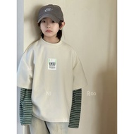 Short-sleeve T-shirt for boys and girls Korean fashion style spring 2026 - A1257