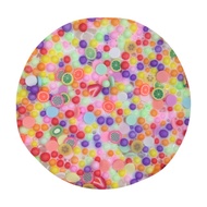 🐼FRUIT COCKTAIL SLIME 🍊🍎🍒🥑🍈🍑🥝🍍🍓🍇 slime murah slime malaysia crunchy rainbow slime malaysian slime by